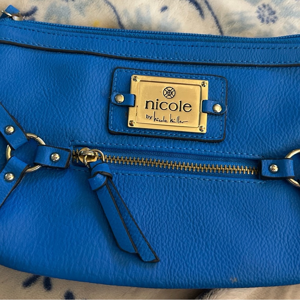 Nicole by Nicole Miller Vibrant Blue Clutch